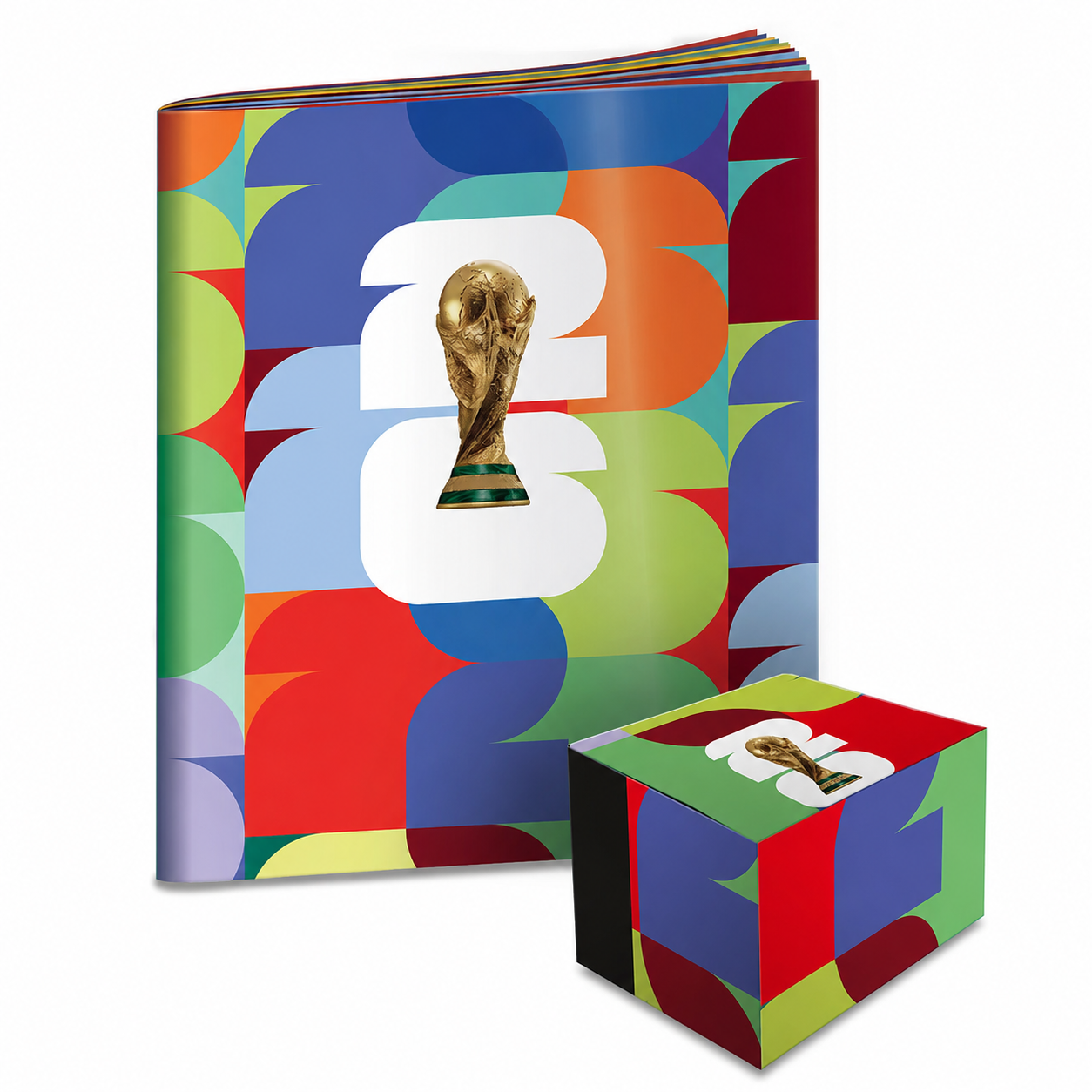 World Cup 2026™ Official Sticker Collection 1 Box of 50 + a Soft Cover Album