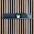 Black Shelf 519mm inc Black Screws - 519 mm