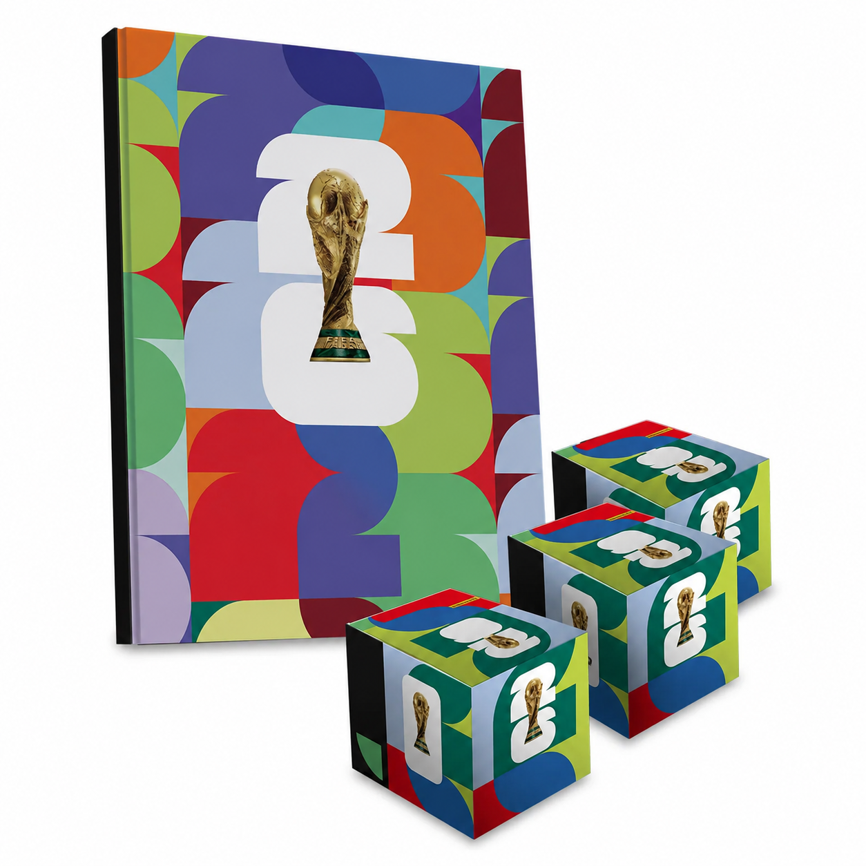 World Cup 2026™ Official Sticker Collection 3 Box of 50 + a Soft Cover Album